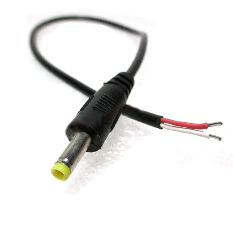 

100 pcs Universal 4.0x1.7mm 4.0*1.7mm DC Power Adapter Supply Cable 30cm Pure copper 0.3 square high current plug wire