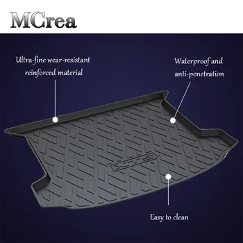 

MCrea Car Cargo Liner mat For Cadillac XT5 XTS 2013 2014 2015 2016 2017 2018 Boot Line Tray Anti-slip rear trunk mat Accessories