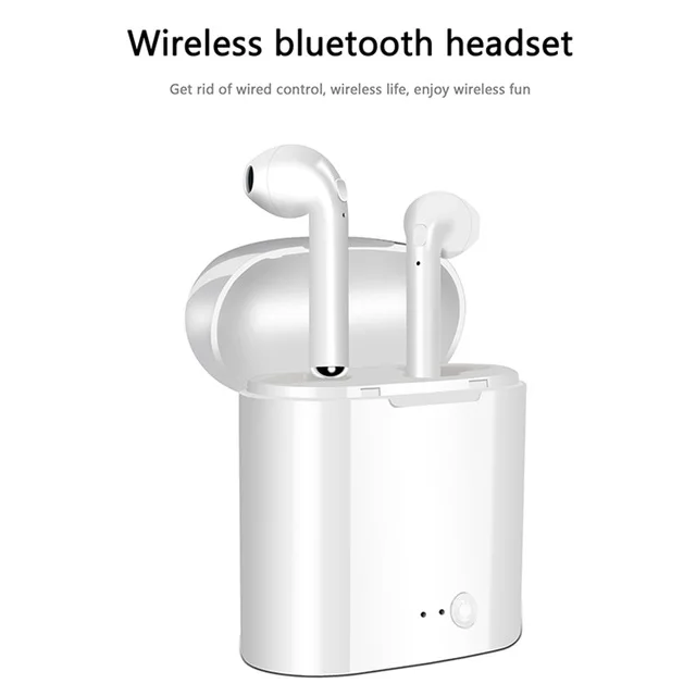 I7S TWS стереогарнитура Bluetooth беспроводные наушники двойняшки для зарядки Xiaomi Redmi Note
