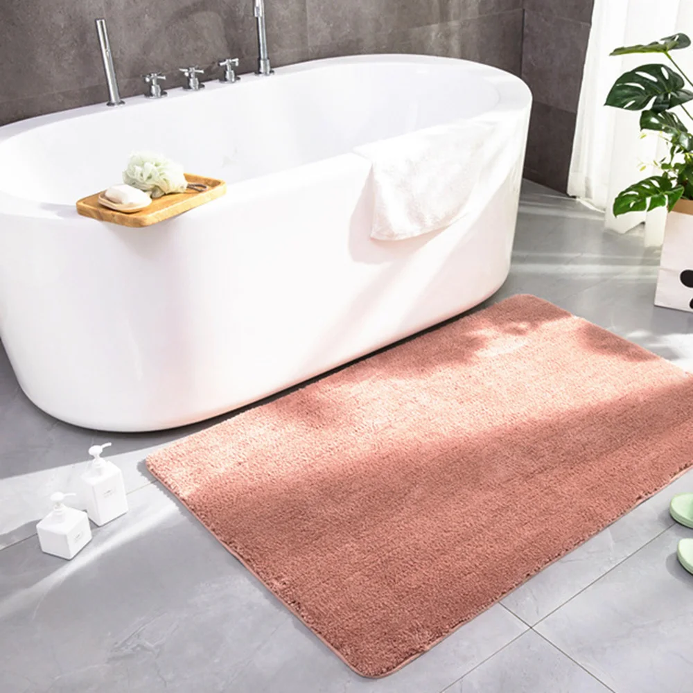 Простые аксессуары для ванной, кухонный коврик, домашний текстильный ковер, бархатные впитывающие Противоскользящие коврики для дверей 60*40 см/50*80 см