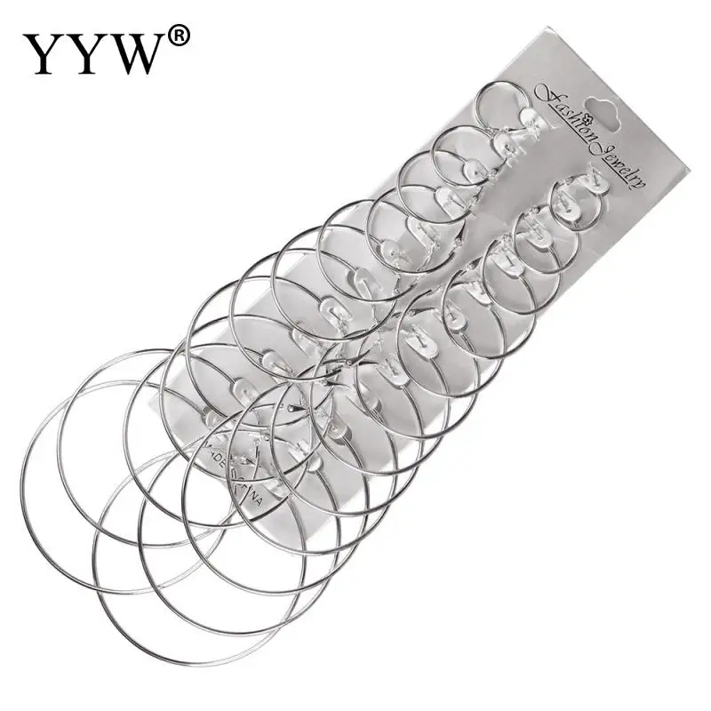 

12 Pairs/Set Fashion Trendy Round Gold Color Punk Hoop Earrings Set For Woman Party Ladies Earrings Ear Jewelry Pendientes Aro