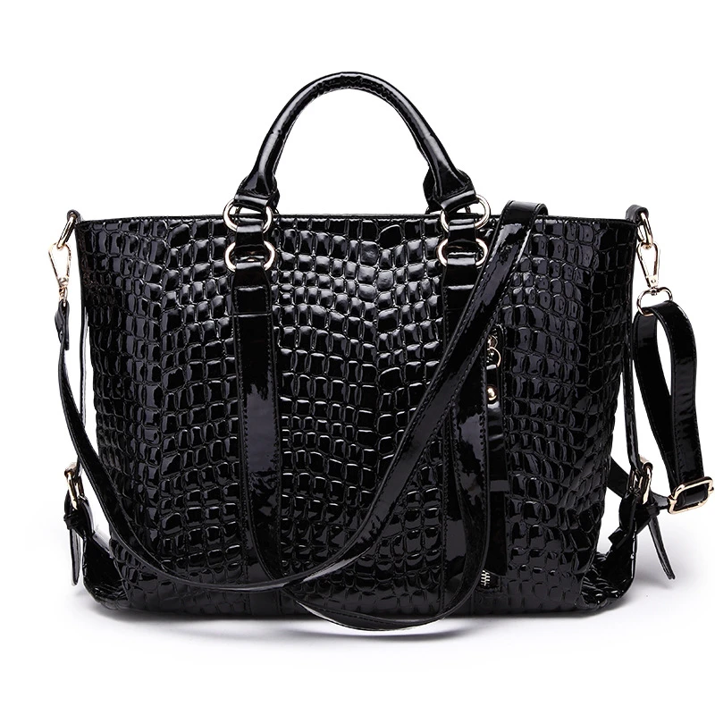 

SGARR High Quality PU Leather Women Handbags Fashion Ladies Small Shell Shoulder Bag Female Casual Crocodile Patten Women Bags