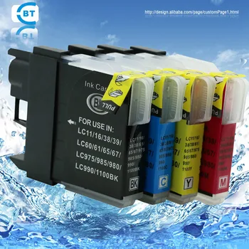 

4PK compatible brother lc61 ink cartridge for DCP-145C/165C/185C/6690CN/6690CW MFC-250C/290C/490CN/490CW printer
