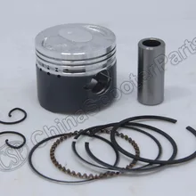 Производительность молибдена 39 мм комплект поршневых колец GY6 50CC Jonway Jmstar Yiying Wangye Baotian Солнечный Keeway Roketa 1P39QMB скутер