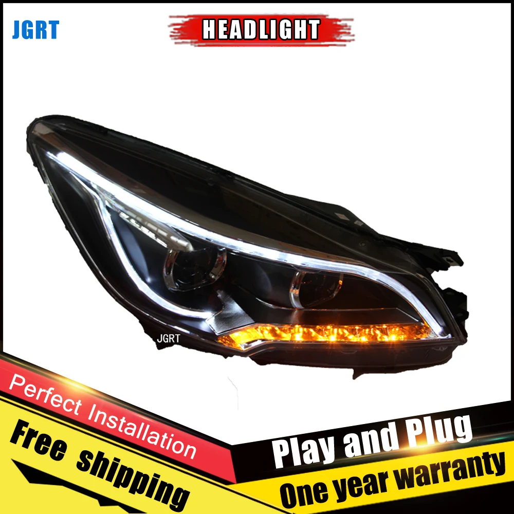 2PCS Car Style LED headlights for Ford kuga 2013 2015 for kuga head