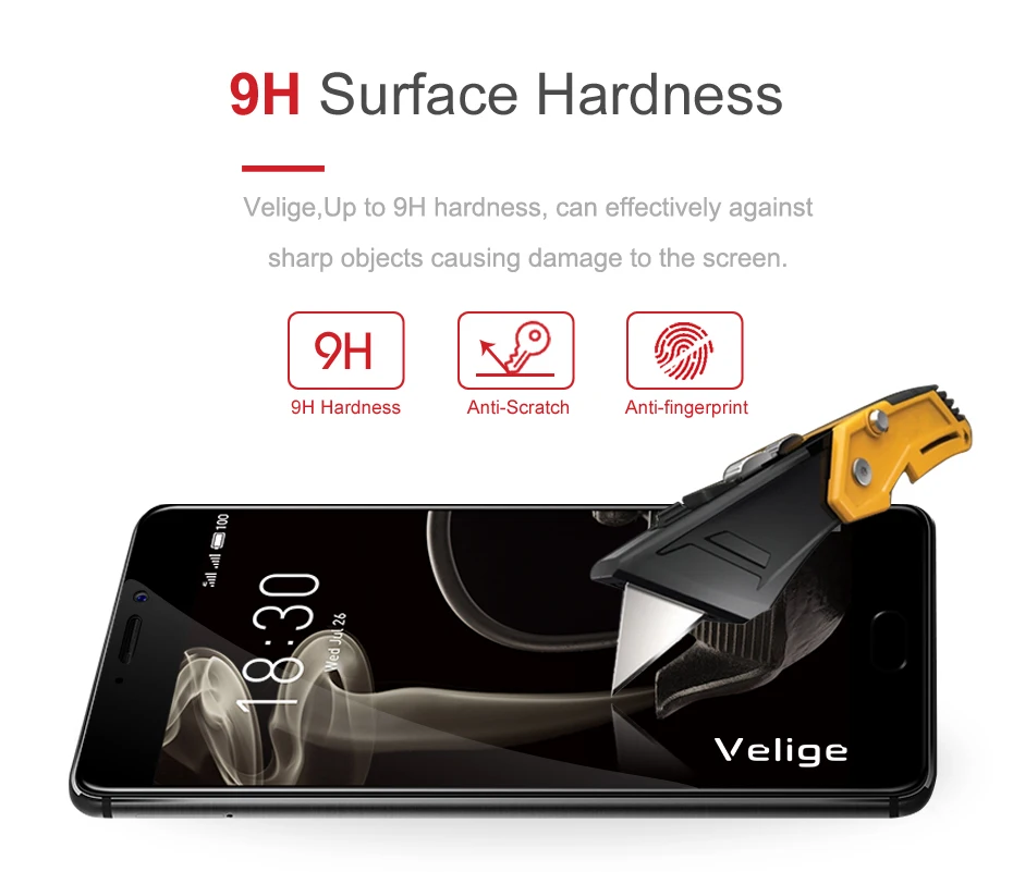 Velige Full Cover Tempered Glass For Meizu Pro 7 Plus Pro7 Plus Pro 7Plus Screen Protector Real 9H Hardness Protective Glass (10)
