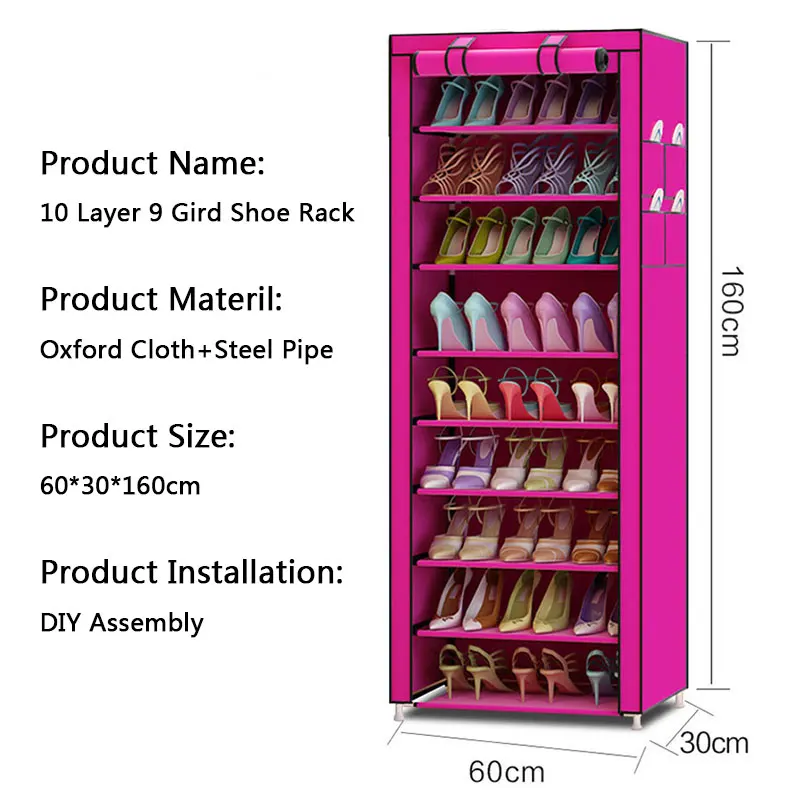7 Слои 10 Слои минималистский многофункциональный шкаф для хранения обуви DIY стойка для обуви обувь Органайзер полки, мебель для дома