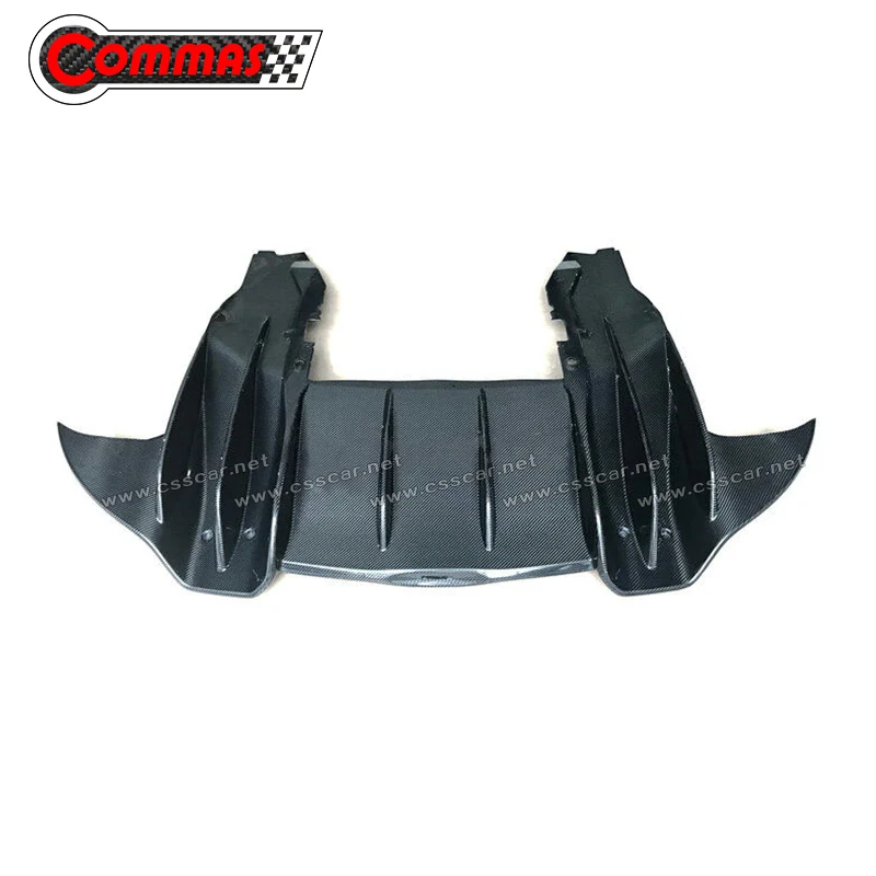 

COMMAS Carbon Fiber Automobile Parts Suitable for 540 570 Car Rear Bumper Diffuser Car Decoration Accessories
