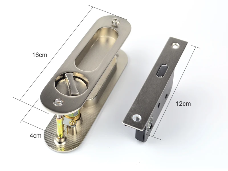 Замки переключения, замки с крючками для раздвижной двери, деревянные двери, плоские дверные замки, для деревянных дверей, незаметные отличные результаты, медный цилиндр