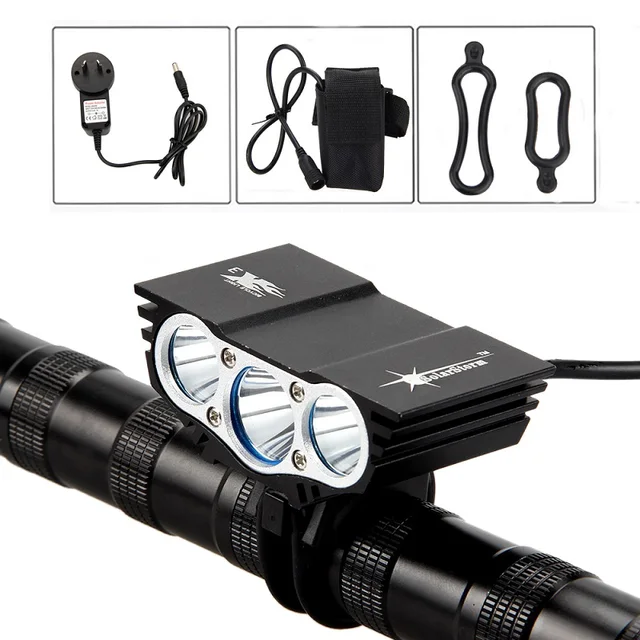 7000Lm 3x XML U2 LED Bike Light Bicycle Lampe Cycling