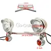 Chrome Motorcycle Driving Passing Bar Turn Signals Spot Light For Honda Dyna Softail Sportster Touring Shadow VT750 VT1100 VT700 ► Photo 2/6