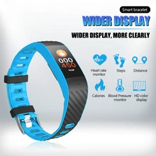 Новое поступление водонепроницаемый OLED сенсорный экран для мужчин и женщин умный браслет поддержка сердечного ритма монитор Шагомер