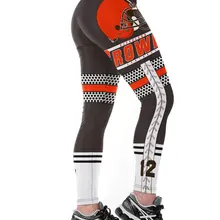 Cleveland B-Team леггинсы для фитнеса, эластичные, в стиле хип-хоп, вечерние штаны для болельщиков, тренировочные штаны, штаны с логотипами, Прямая поставка