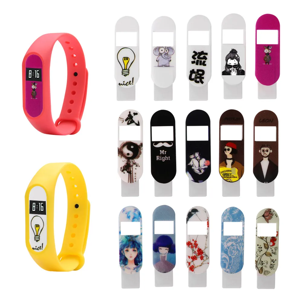 

5pcs/set Colorful Screen Protector for Xiaomi Mi Band 2 Smart Wristband Bracelet Ultrathin Screen Protective Film For Miband 2