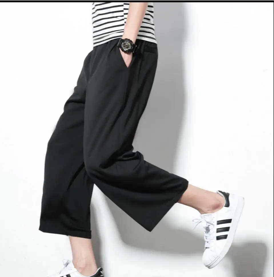 Wide Cropped Pants Men Outlet Online 
