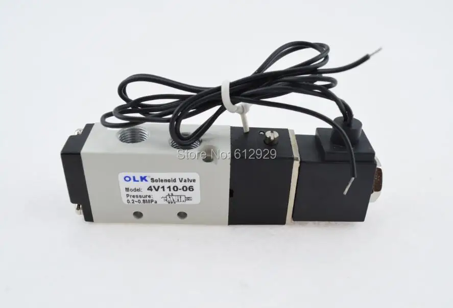 

Pneumatic Solenoid valve 4v110-06 mini type two position five way Solenoid valve