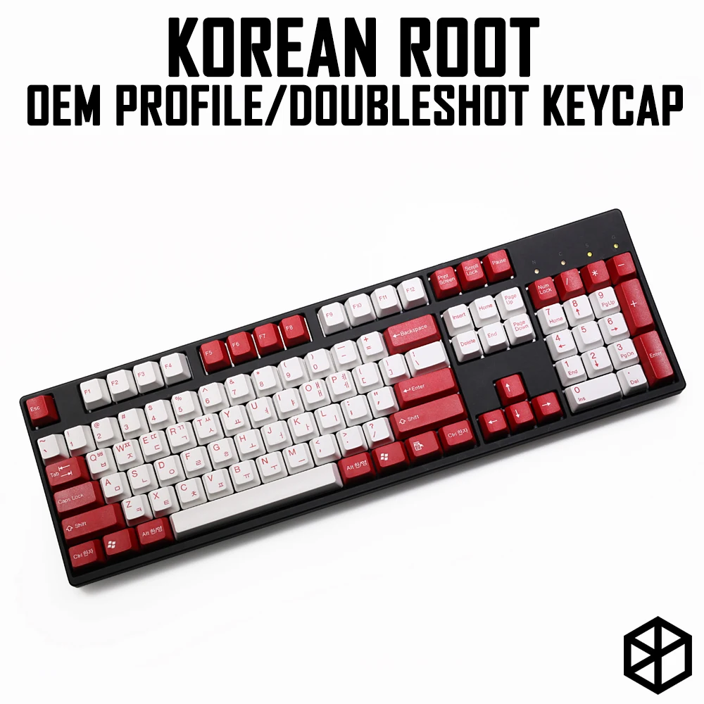 Клавиатура taihao Механическая игровая двусторонняя клавиатура с надписью root и kr