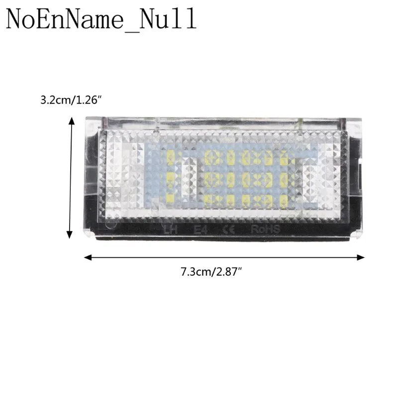 2 шт белый 3528 18LED подсветка номерного знака для BMW E46 4D 5D номер 323i 325i 328i 6000k 12V лампа