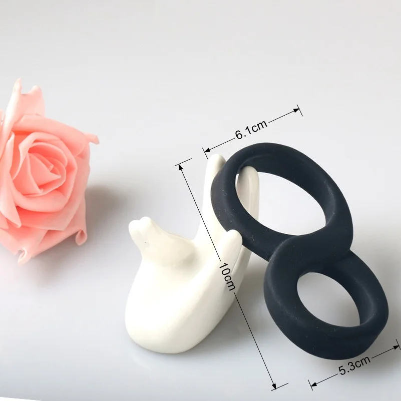 hc090Magic 8 Stretchy Silicone Cock Ball Ring (6)