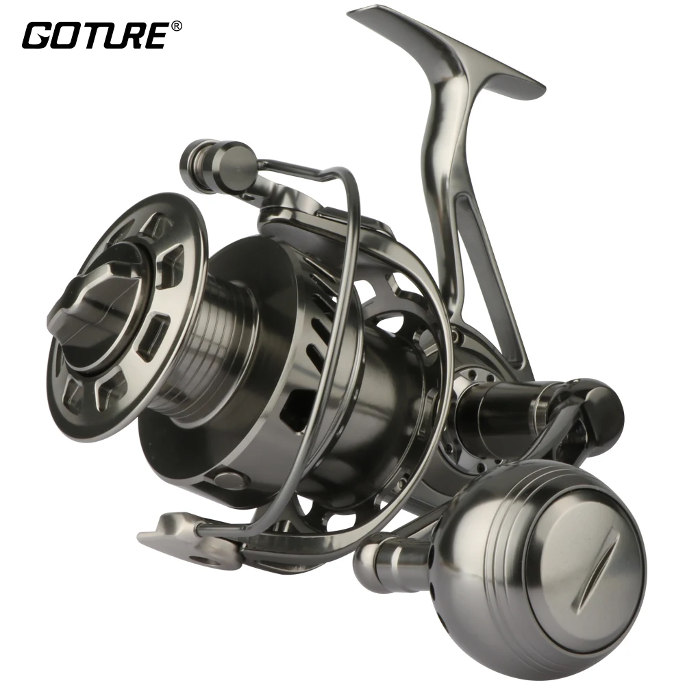 US $172.20 Goture IICast Spinning Fishing Reel 100 Full Metal CNC Machined Saltwater Freshwater Long Casting Fishing Wheel for Big Game