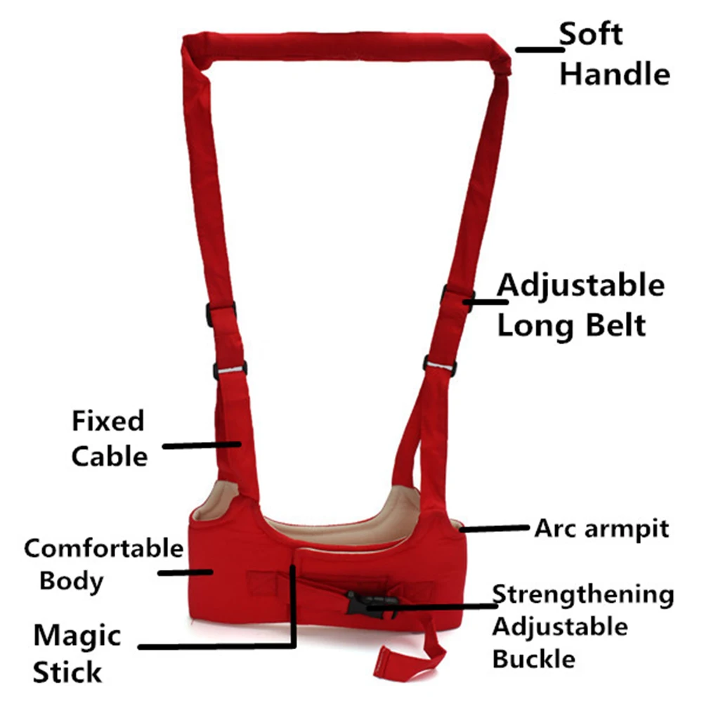 Детские Безопасные ходьба обучения помощник ремень дети малыш Регулируемый ремень безопасности крыло жгут переносит ходунки для ходьбы ребенка ребенок Хранитель