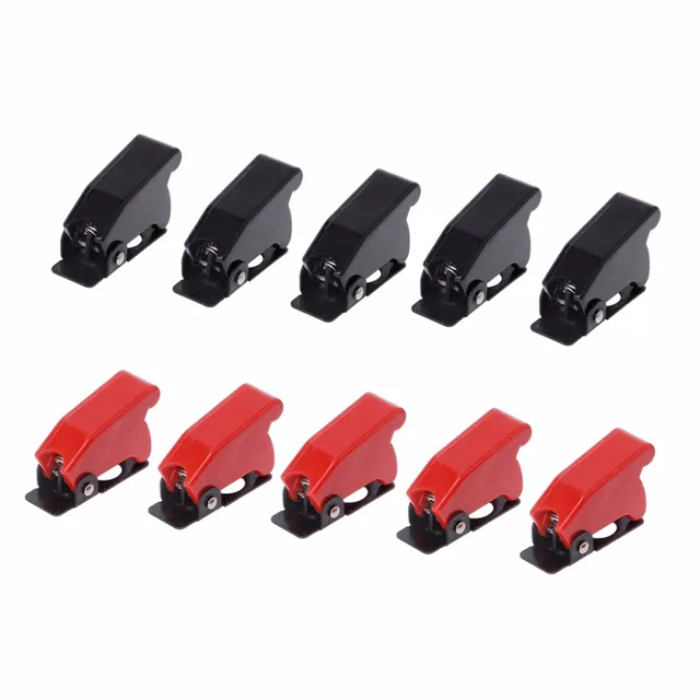 5 Pcs Plastic 12mm Toggle Switch Safety Cover Protector Cap Guard