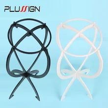 1 шт. складной пластиковый держатель подставки для парика для сушки парика делая дисплей Стайлинг Черный Белый Розовый Стенды для париков