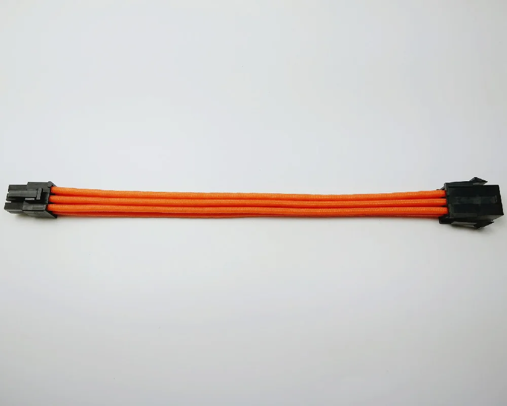 PCI-E_6Pin_Orange_sleeve_Extension_cable_6