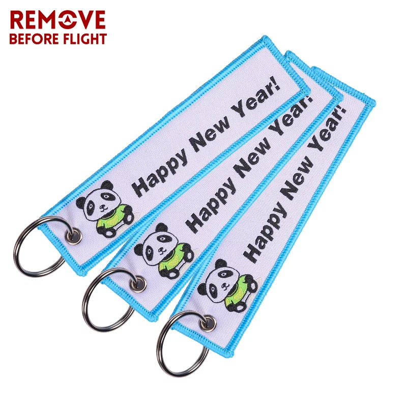 

3 PCS/Lot Car Keychain Fashionable Panda Key Ring Woven Key Fobs OEM Fashion Christmas Gift Keychain Lovely Key Chain Motorcycle
