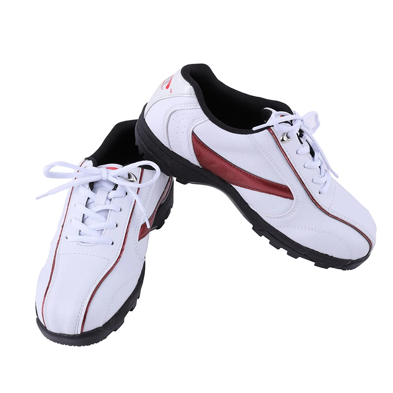 

Mens PU Leather Golf Shoes Sports Spike Sneakers Mens Waterproof Breathable Golf Shoes Comfortable Skid Sports Trainers D0381