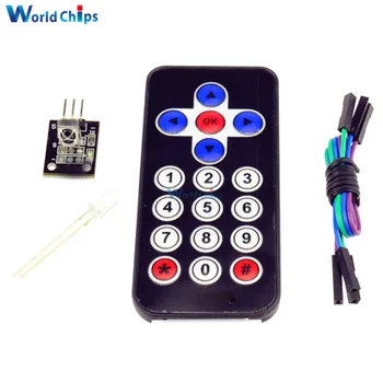 

1 Set Infrared Remote Control IR Receiver Module Kits DIY Kit HX1838 For Arduino Raspberry Pi