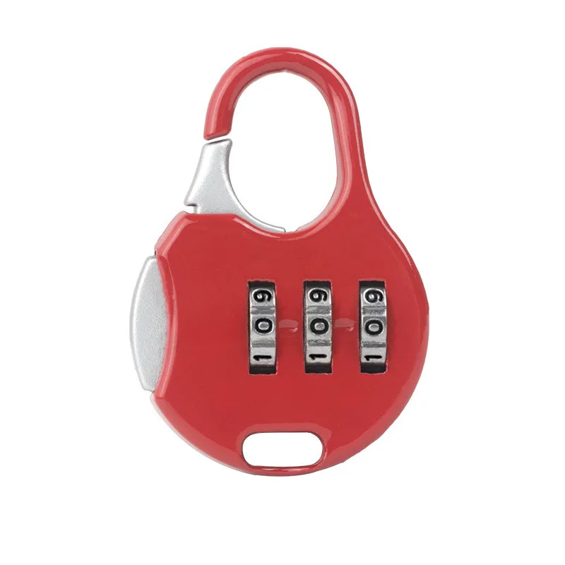 Мини-замок с паролем для багажа набор инструментов коробка для ключей Набор ключей 3 набора цифр несколько цветов багаж Пароль замок - Цвет: C006