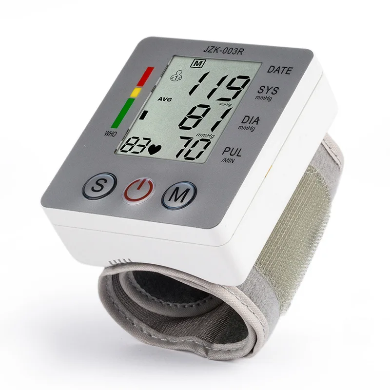 ЖК-цифровой оксиметр, измерительный прибор, голосовой Интеллектуальный Сфигмоманометр для запястья, медицинский домашний измерительный прибор для измерения артериального давления