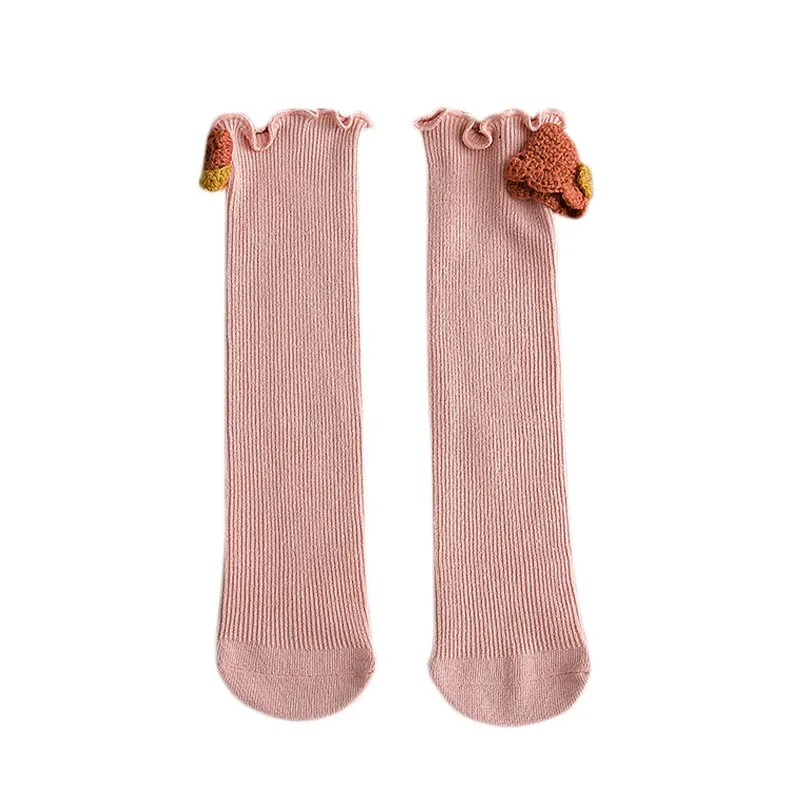Детские носки до колена для младенцев носок ботинка Футбол носки Теплые гетры для девочек детей Костюмы аксессуары - Цвет: E