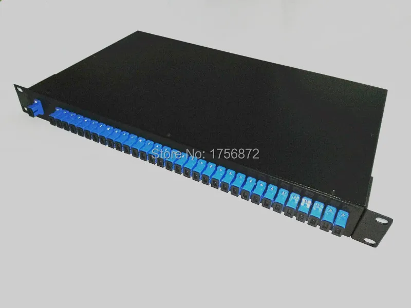 Rack Mount Optical Splitter 1*32 SC/PC Rack 1U 19