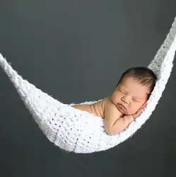 Детская кровать гамак ручной работы кокон новорожденный мальчик девочка фотография Реквизит Костюм