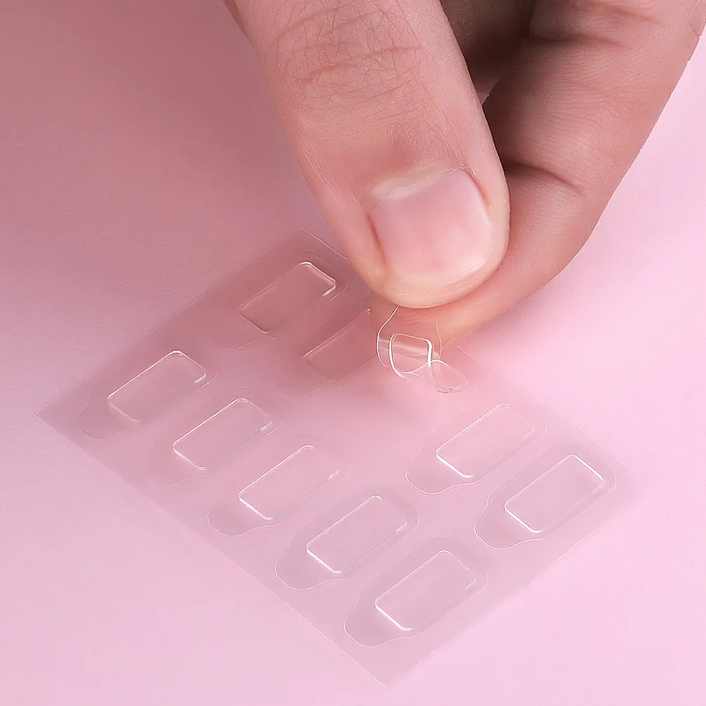 

1pc Nail Sticker False Nail Art decorations Adhesive Tool Fake Nails Accessories Press On Nails Clear Jelly Gel Long-lasting DIY