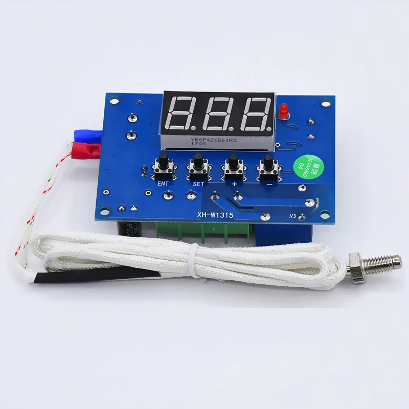 

Digital High Temperature Controller DC 12V/24V/220V -30~999C Temperature Control Board K Type Thermocouple With 1M Sense Line