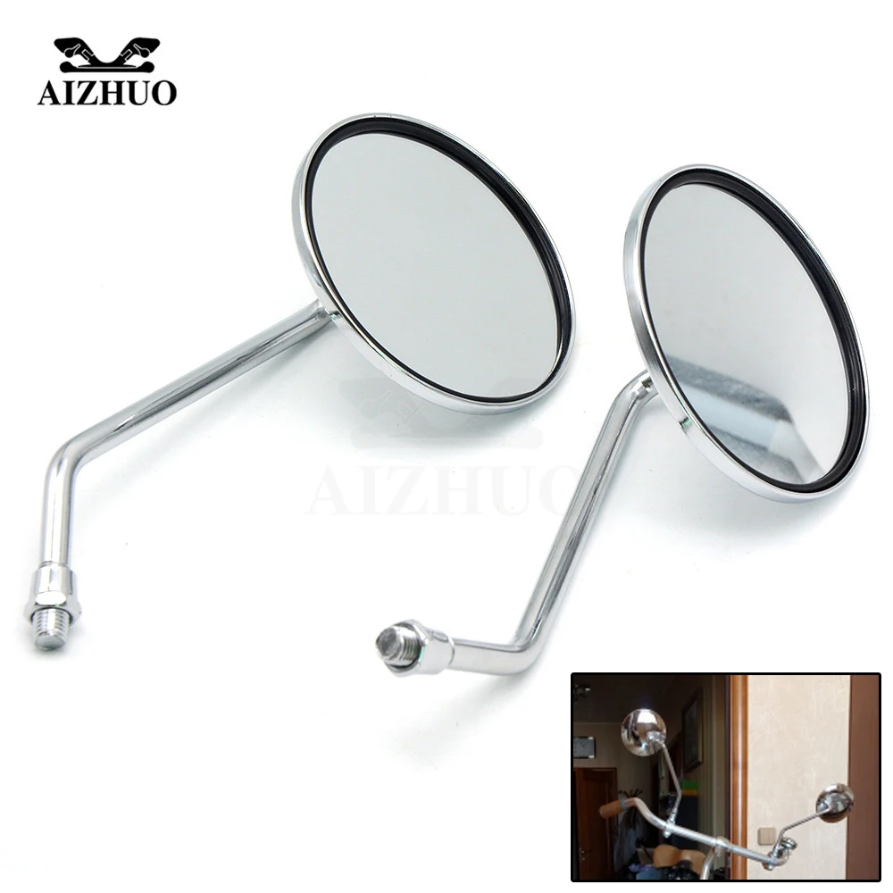 8/10mm Motorcycle Rearview Mirrors side Mirror round mirror for Honda Yamaha MT-07 MT-09 FZ9 SR 2014 2015 MT07 MT09