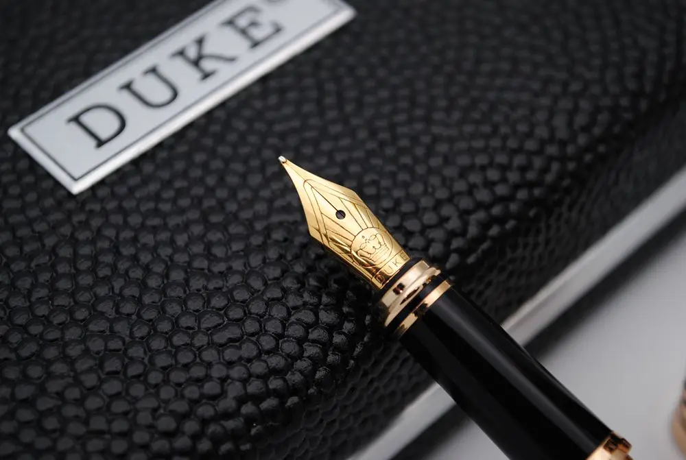 Duke Sapphire авторучка M Nib оригинальная коробка элегантная и роскошная чернильная