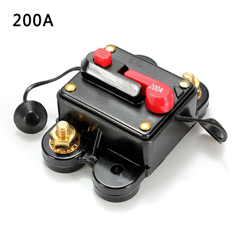 

100-300a Amp Circuit Breaker Car Marine Stereo Audio Inline Replace Fuse 12v-24v