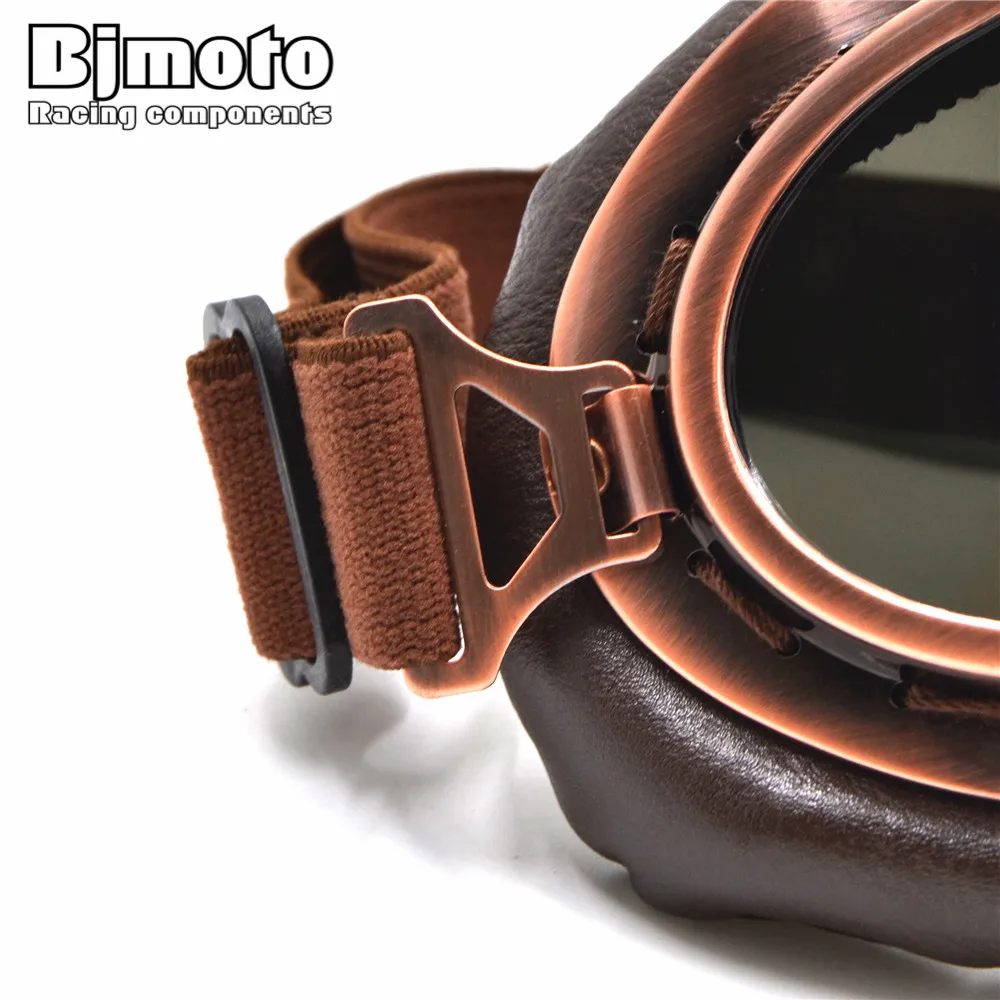BJMOTO Мода Высокое качество крутой ретро для Harley мотоциклетный шлем очки защитные очки с линзами