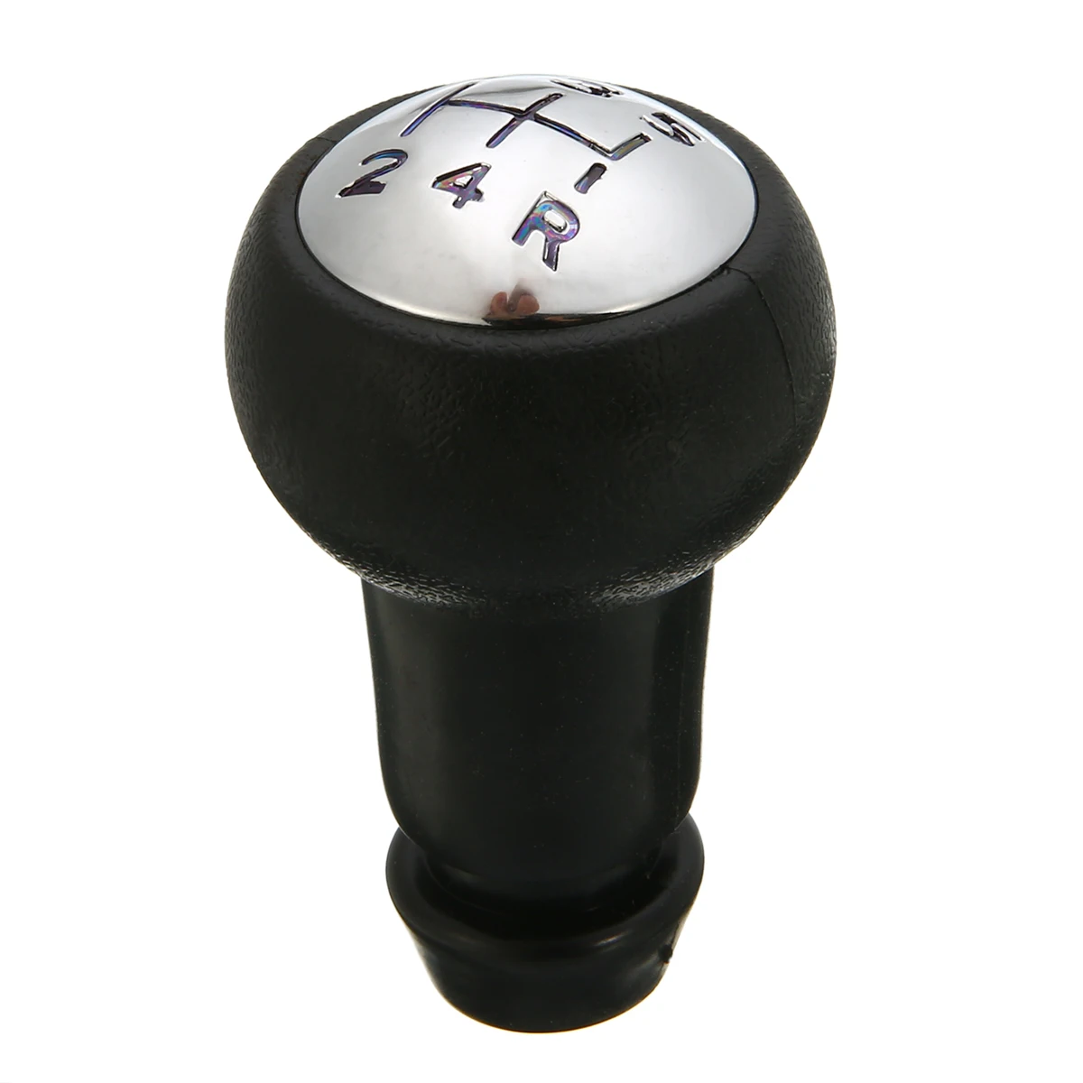 New Plastic Metal Car Gear Knob Stick Auto 5 Speed Manual Shift Knob