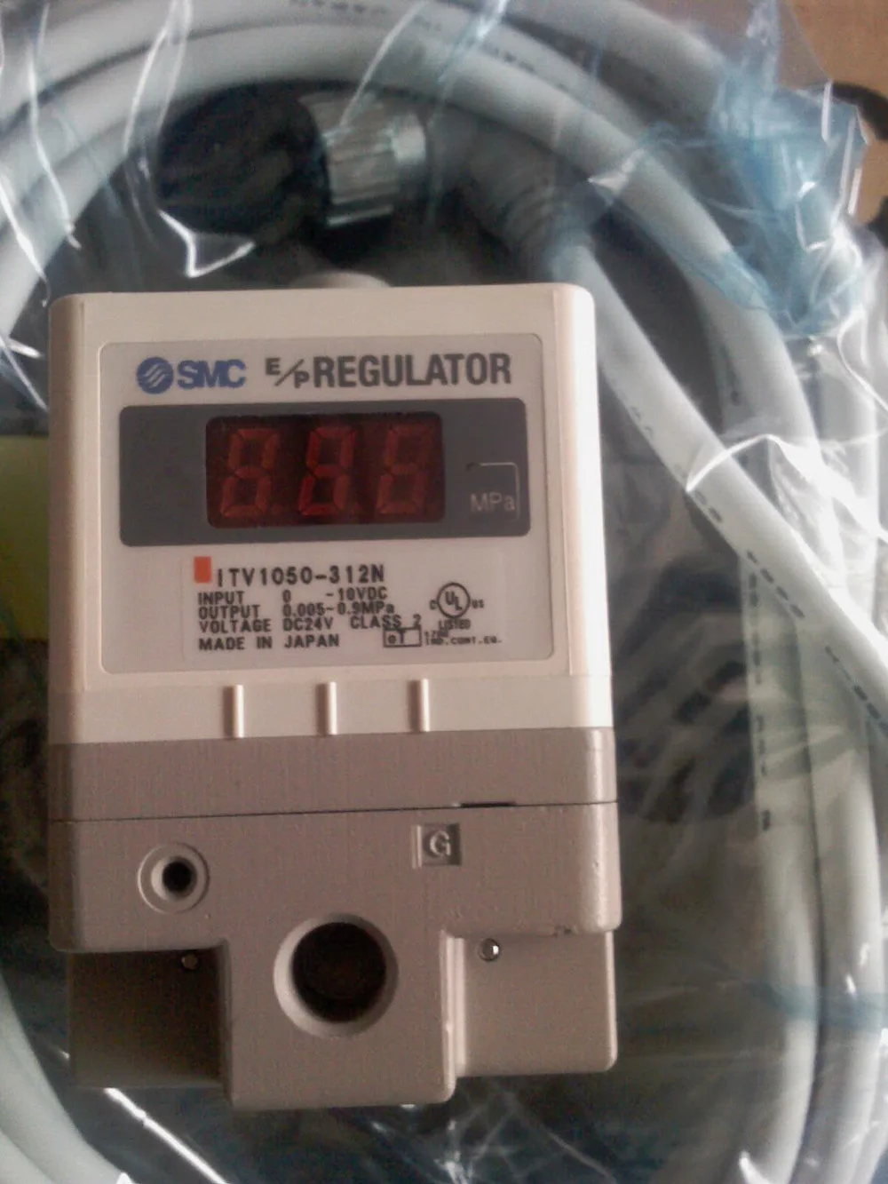 

ITV1030-311L ELECTRO/PNEUMATIC REGULATOR, 24VDC 1/8 PORT NEW del:3216
