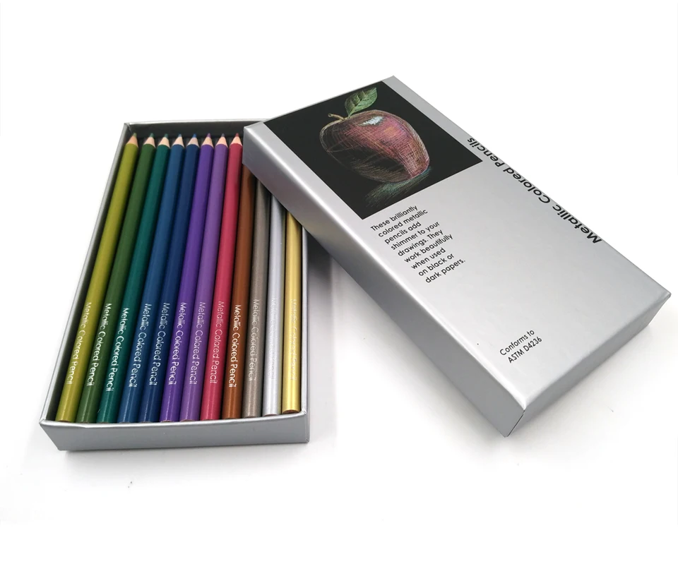 Metallice Colored Pencil set-001