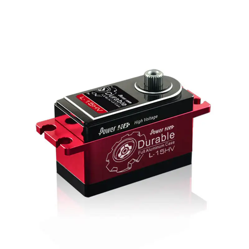 

Power HD L-15HV servo all metal High voltage 15KG torque for RC on-road cars