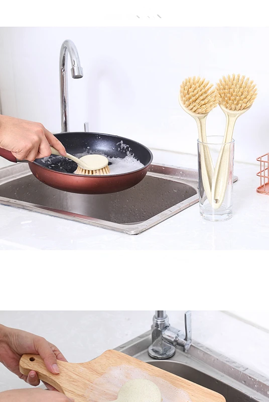 1 шт. длинной ручкой горшок для промывания кисти Кухня поставки для мытья посуды для бытовой раковины очистки плита обеззараживания Блюдо может быть установлен