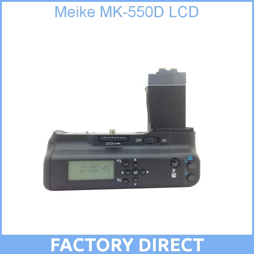 

Meike MK-550D MK 550L LCD Battery Grip For Canon for EOS 550D 600D 650D 700D DSLR cameras