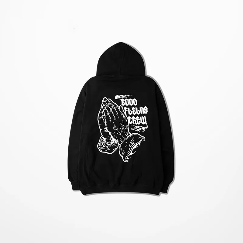 Kanye West Coast тату принт мужские толстовки и свитшоты Осень Зима теплые хип хоп High Street