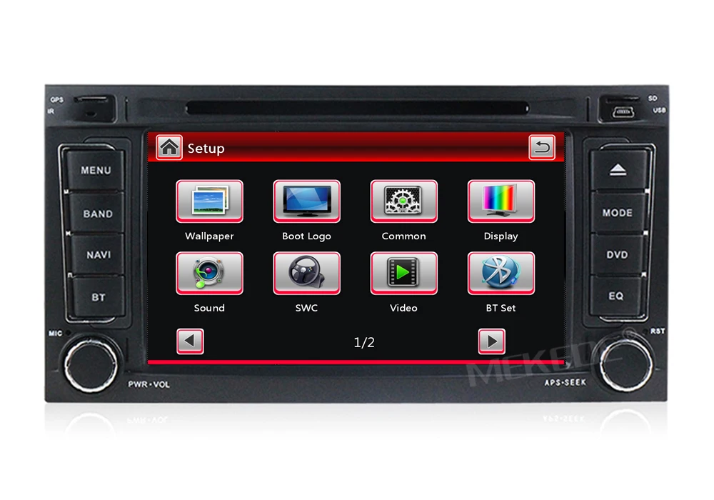 2DIN автомобильный магнитофон радио dvd-плеер для VW Touareg 2004-2009 Автомобильный DVD gps навигация bluetooth 1080P видео